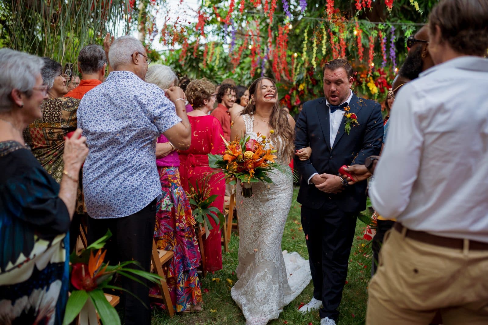 Ghislaine & Kevin wedding in Private garden, Curaçao
