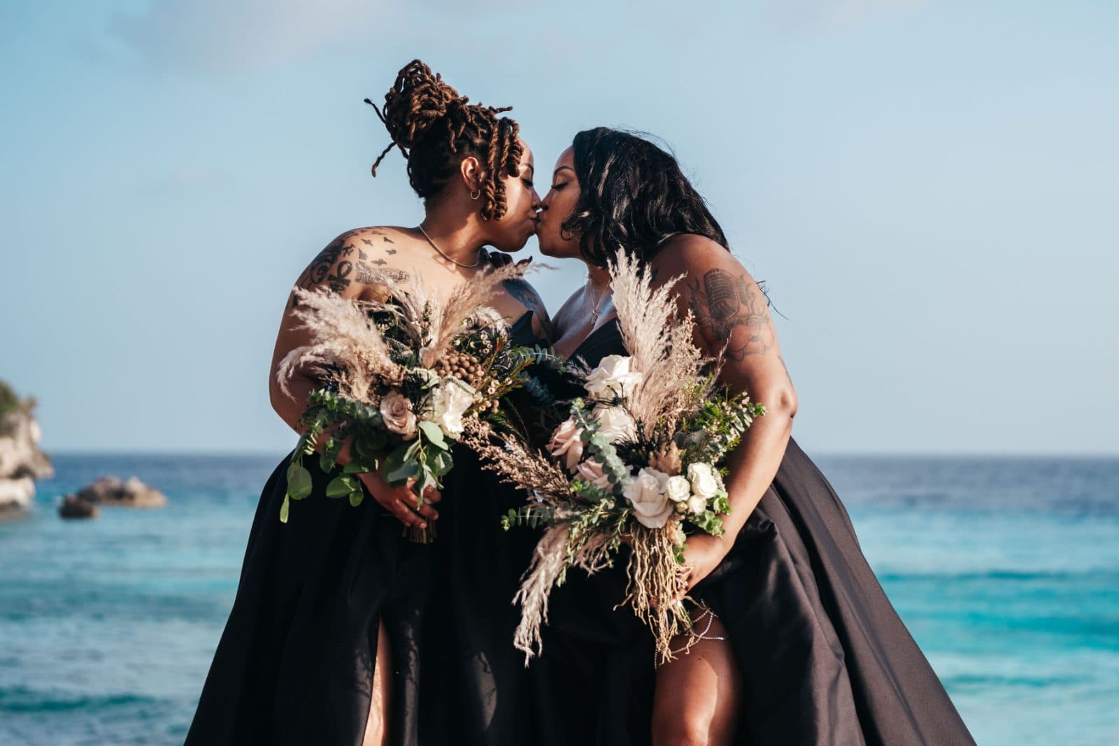 Kristal & Brittany wedding in Karakter, Curaçao