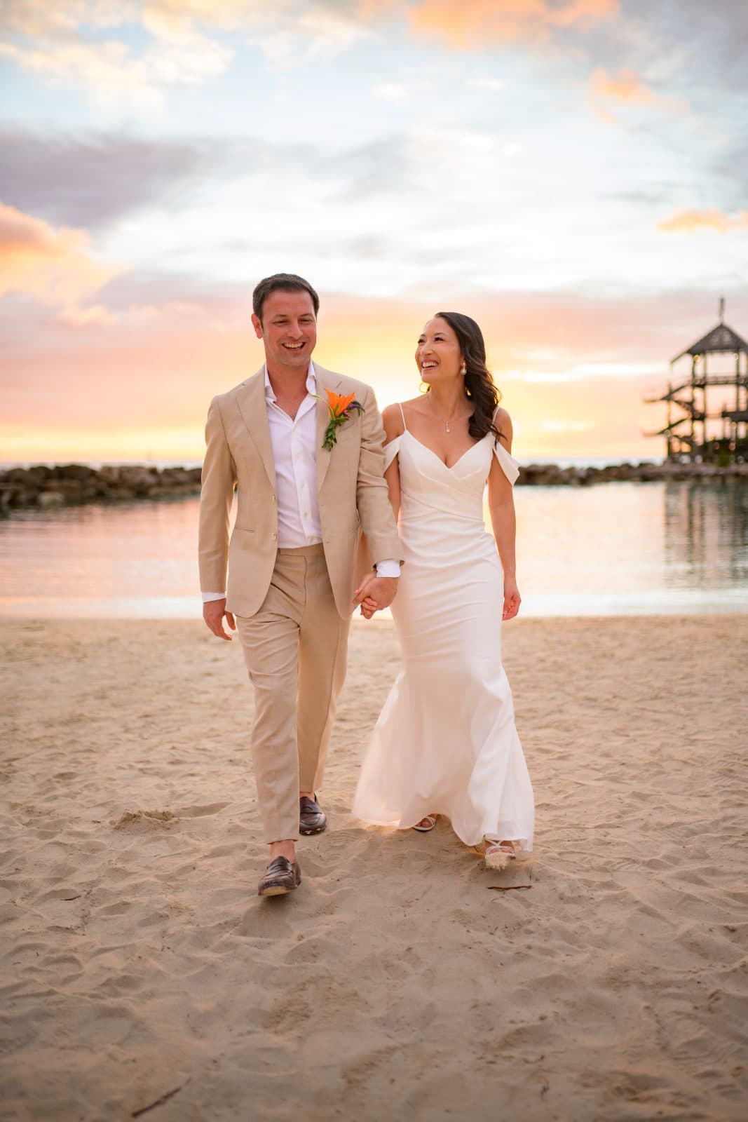 Stephanie & Simon wedding in Avila Beach Hotel, Curaçao